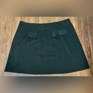 Modcloth Green A-Line Mini Skirt Size 1X